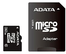 Карта памяти Micro SDHC A-Data 32ГБ AUSDH32GCL10-RA1