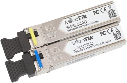 Модуль Mikrotik Pair of SFP modules S-3553LC20D