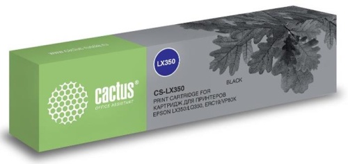 Картридж матричный Cactus CS-LX350 черный