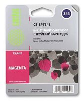 Картридж струйный совместимый Cactus CS-EPT343 пурпурный