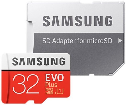 Карта памяти micro SDXC Samsung 32Gb Samsung EVO Plus V2 MB-MC32GA/RU