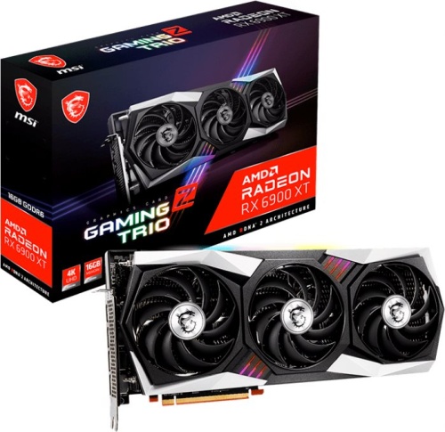 Видеокарта PCI-E MSI 16Gb Radeon RX 6900 XT (RX 6900 XT GAMING Z TRIO 16G) RTL фото 6