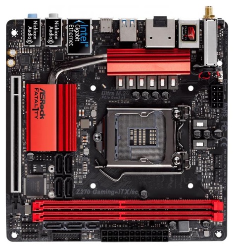 Мат. плата Socket1151 ASRock Z270 GAMING-ITX/AC