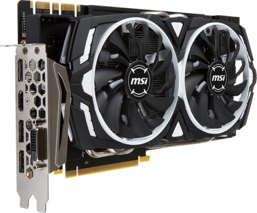 Видеокарта PCI-E MSI 8192Мб GeForce GTX 1070 ARMOR 8G OC