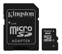 Карта памяти Micro SDHC Kingston 8ГБ SDC4/8GB