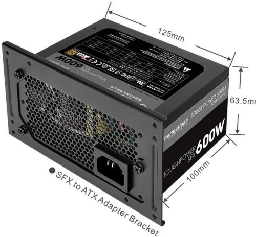 Блок питания Thermaltake 600W Toughpower SFX600 PS-STP-0600FPCGEU-G фото 6