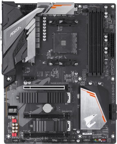 Мат. плата SocketAM4 GIGABYTE B450 AORUS PRO фото 4