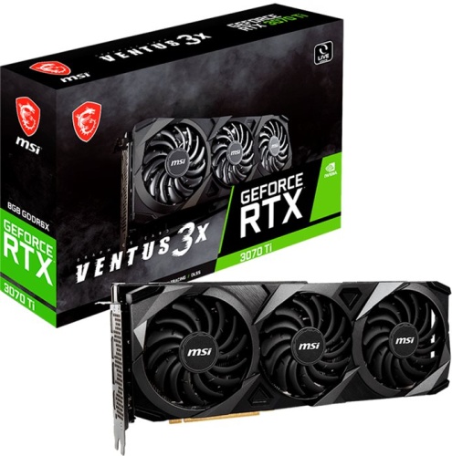 Видеокарта PCI-E MSI 8Gb GeForce RTX3070 Ti (RTX 3070 Ti VENTUS 3X 8G OC) RTL фото 6