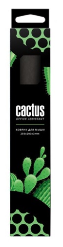 Коврик Cactus CS-MP-D02S черный фото 4