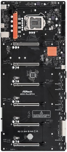 Мат. плата Socket1200 ASRock H510 PRO BTC+