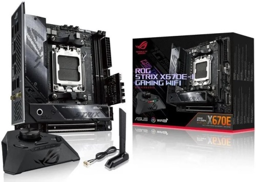 Мат. плата SocketAM5 ASUS ROG STRIX X670E-I GAMING WIFI фото 7