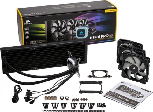 Система водяного охлаждения Corsair Hydro Series H150i PRO (CW-9060031-WW) фото 5