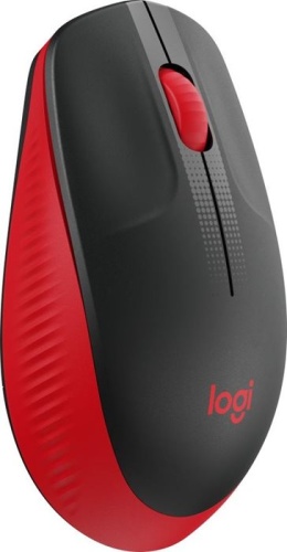 Беспроводная мышь Logitech M190 красный/черный 910-005908 фото 3