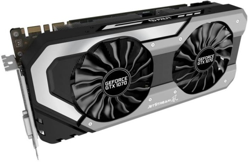 Видеокарта PCI-E Palit 8192МБ GeForce GTX 1070 JetStream NE51070015P2-1041J