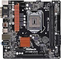 Мат. плата Socket1151 ASRock H110M-DVS R3.0