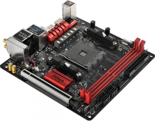 Мат. плата SocketAM4 ASRock AB350 GAMING-ITX/AC фото 3