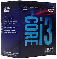 Процессор Socket1151 v2 Intel Core i3-8100 BOX BX80684I38100S R3N5