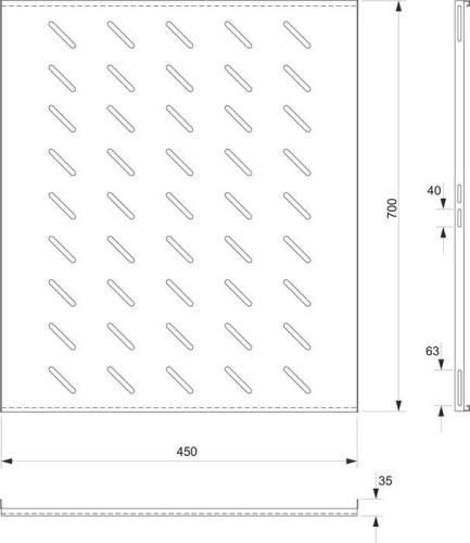 Полка Cabeus RA-J018-FC-700 фото 2 Полка Cabeus RA-J018-FC-700 фото 2