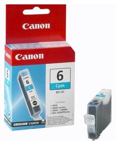 Оригинальный струйный картридж Canon BCI-6 Cyan