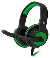 Гарнитура Defender GAMING WARHEAD G-200 GREEN/BLACK 64119