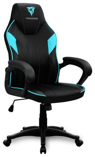 Игровое кресло ThunderX3 EC1-BC AIR Tech black/cyan TX3-EC1BC