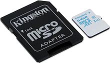 Карта памяти micro SDXC Kingston 64ГБ Class 10 UHS-I U3 SDCAC/64GB