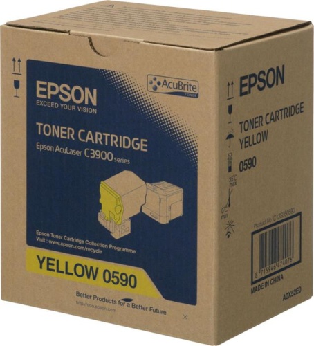 Оригинальный лазерный картридж Epson S050590 Yellow C13S050590