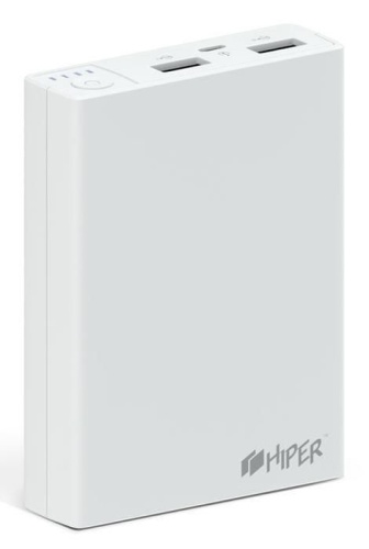 Мобильный аккумулятор Hiper RP10000 WHITE