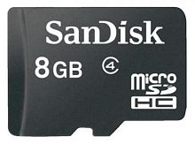 Карта памяти Micro SDHC SanDisk 8ГБ Mobile SDSDQM-008G-B35