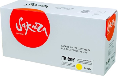 Картридж совместимый лазерный Sakura SATK590Y