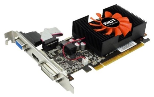 Видеокарта PCI-E Palit 1024МБ GeForce GT730 NEAT7300HD01Bulk фото 2