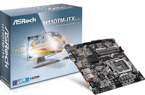 Мат. плата Socket1151 ASRock H110TM-ITX R2.0 фото 5