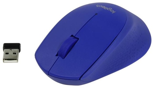 Беспроводная мышь Logitech M280 синий 910-004290