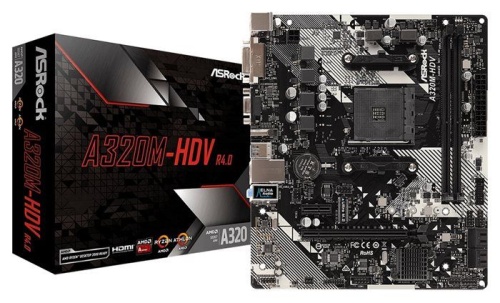 Мат. плата SocketAM4 ASRock A320M-HDVR4.0 фото 4