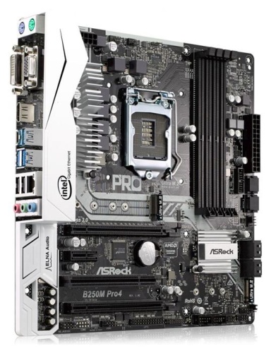 Мат. плата Socket1151 ASRock B250M PRO4 фото 2