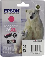 Оригинальный струйный картридж Epson T2633 (пурпурный) 26XL C13T26334010