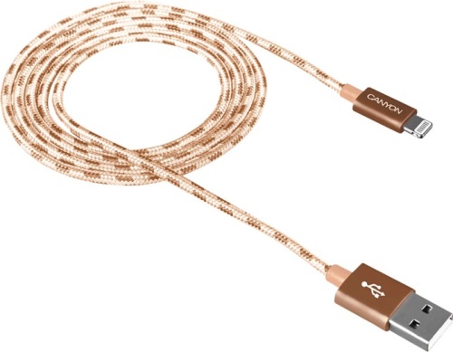 Переходник для Apple CANYON CFI-3 Lightning USB Cable CNE-CFI3GO Gold Переходник для Apple CANYON CFI-3 Lightning USB Cable CNE-CFI3GO Gold