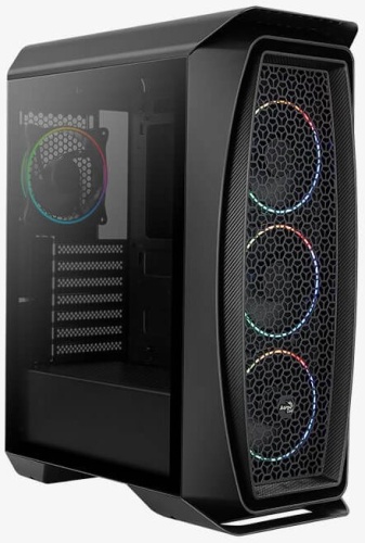 Корпус Miditower Aerocool Aero One Eclipse-G-BK-v1 черный ACCM-PB17143.11