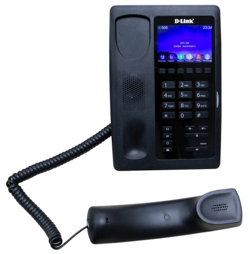 Телефон IP D-Link DPH-200SE/F1A черный фото 3