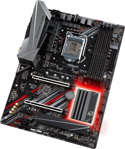 Мат. плата Socket1151v2 ASRock Z390 PHANTOM GAMING SLI Z390PHANTOMGAMINGSLI фото 2