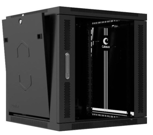 Шкаф телекоммуникационный Cabeus SH-05F-12U60/45-BK фото 3 Шкаф телекоммуникационный Cabeus SH-05F-12U60/45-BK фото 3