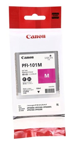 Оригинальный струйный картридж Canon Ink Tank PFI-101M Magenta 0885B001