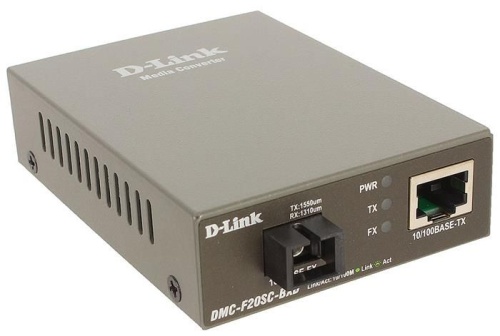 Медиаконвертер D-Link DMC-F20SC-BXU/A1A Медиаконвертер D-Link DMC-F20SC-BXU/A1A