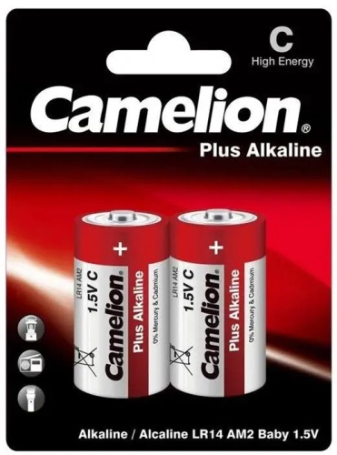 Батарейка Camelion Plus Alkaline LR14-BP2 C 1653