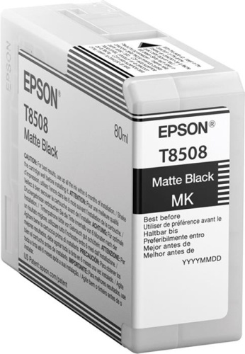 Оригинальный струйный картридж Epson T850800 Matte Black T850800 UltraChrome HD C13T850800