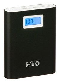 Мобильный аккумулятор Black Fox BMP104D LCD Черный
