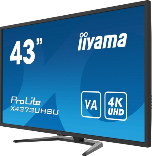 Монитор Iiyama ProLite X4373UHSU-B1 черный фото 3