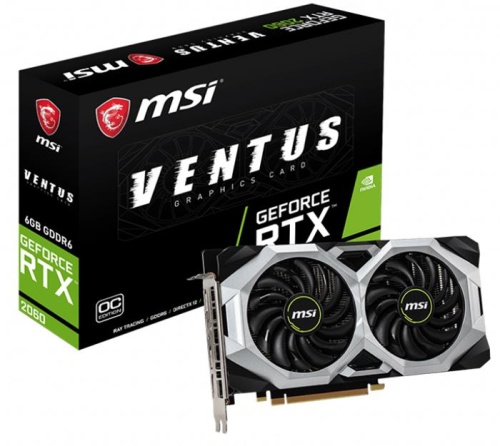 Видеокарта PCI-E MSI 6144Мб RTX 2060 VENTUS 6G OC фото 5