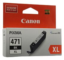 Оригинальный струйный картридж Canon CLI-471XLBK черный 0346C001