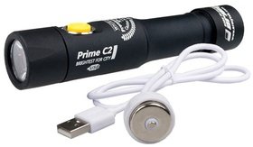Фонарь Armytek Prime C2 XP-L Magnet USB (теплый свет) + 18650 Li-Ion F05801SW